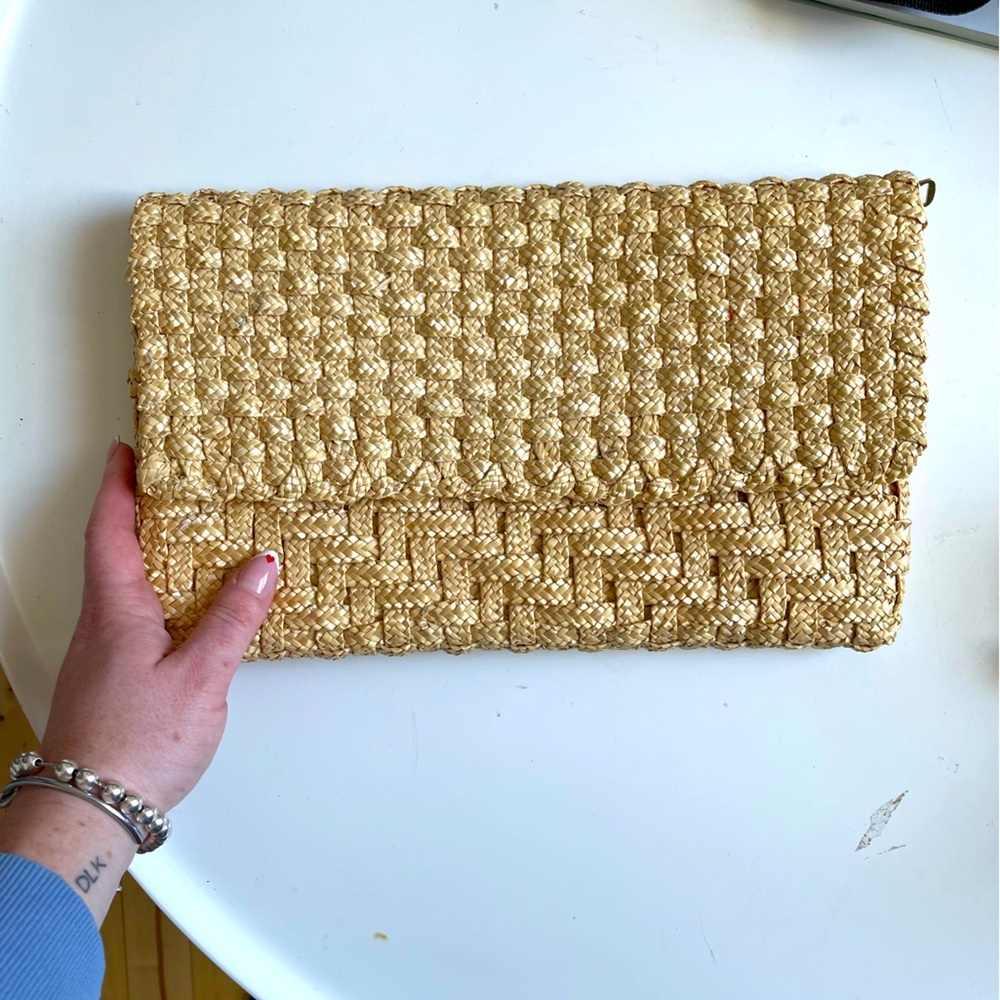 Clutch Sunny Vacation Rattan Purse